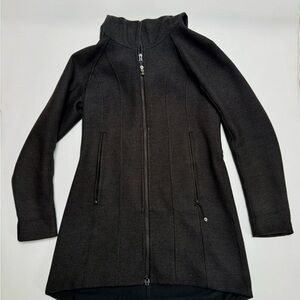 lululemon athletica Black Winter Water Repellant long Jacket